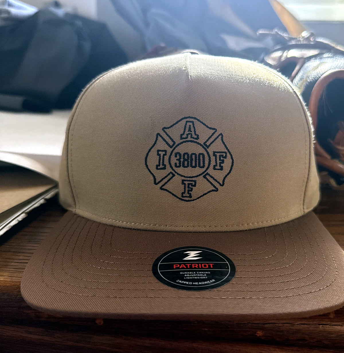 IAFF Local 3800 custom embroidered hat
