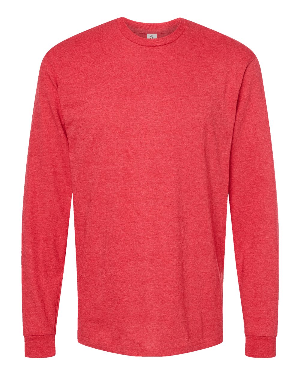 Tultex 291 Heavyweight Jersey Long Sleeve T-Shirt – Heather Red