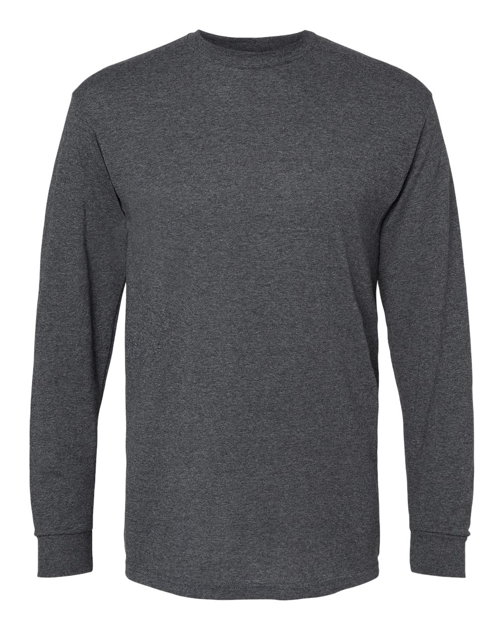 M&O 4820 Gold Soft Touch Long Sleeve T-Shirt – Dark Heather