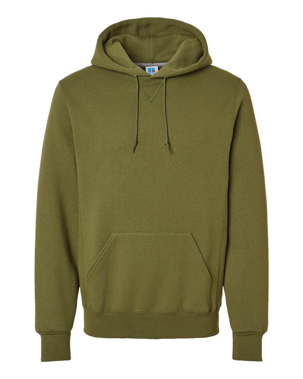 Russell Athletic 695HBM Dri Power Hooded Sweatshirt – Green Moss