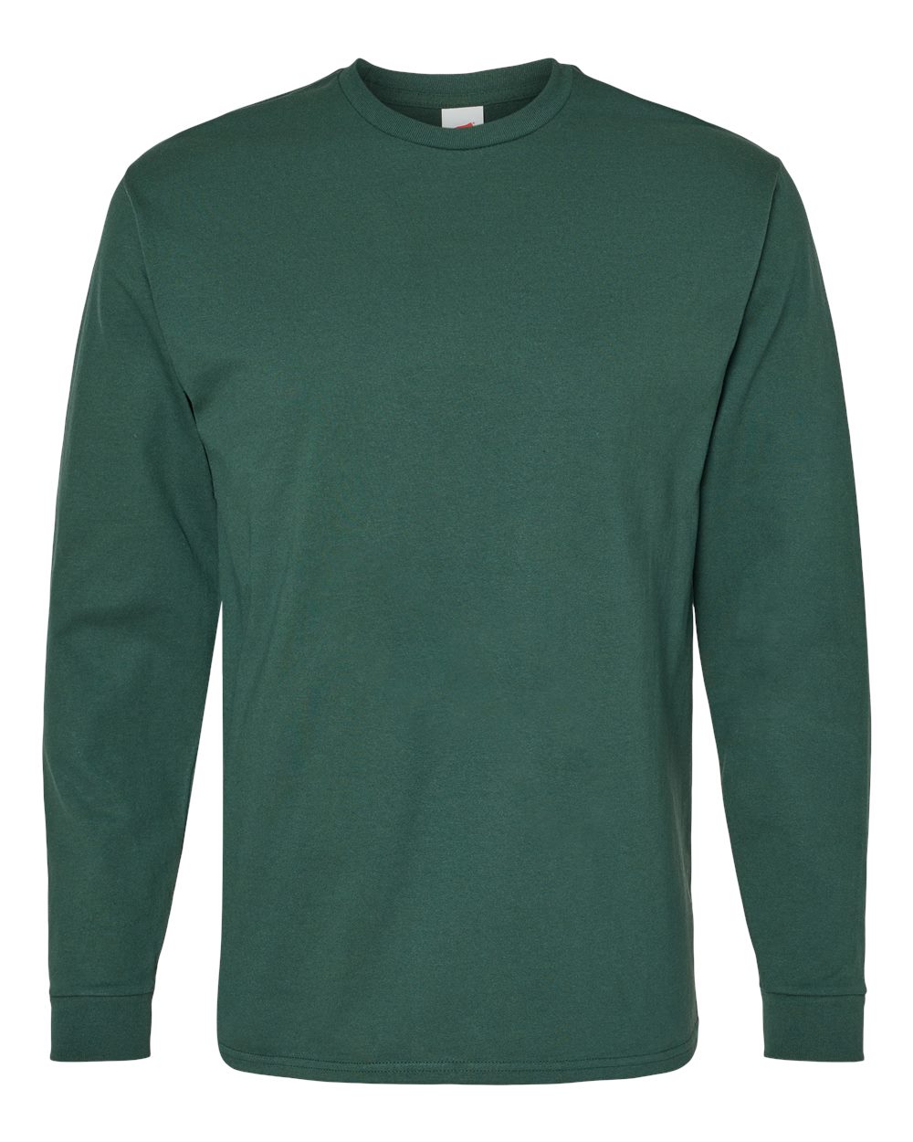 Hanes 5286 Essential-T Long Sleeve T-Shirt – Athletic Dark Green