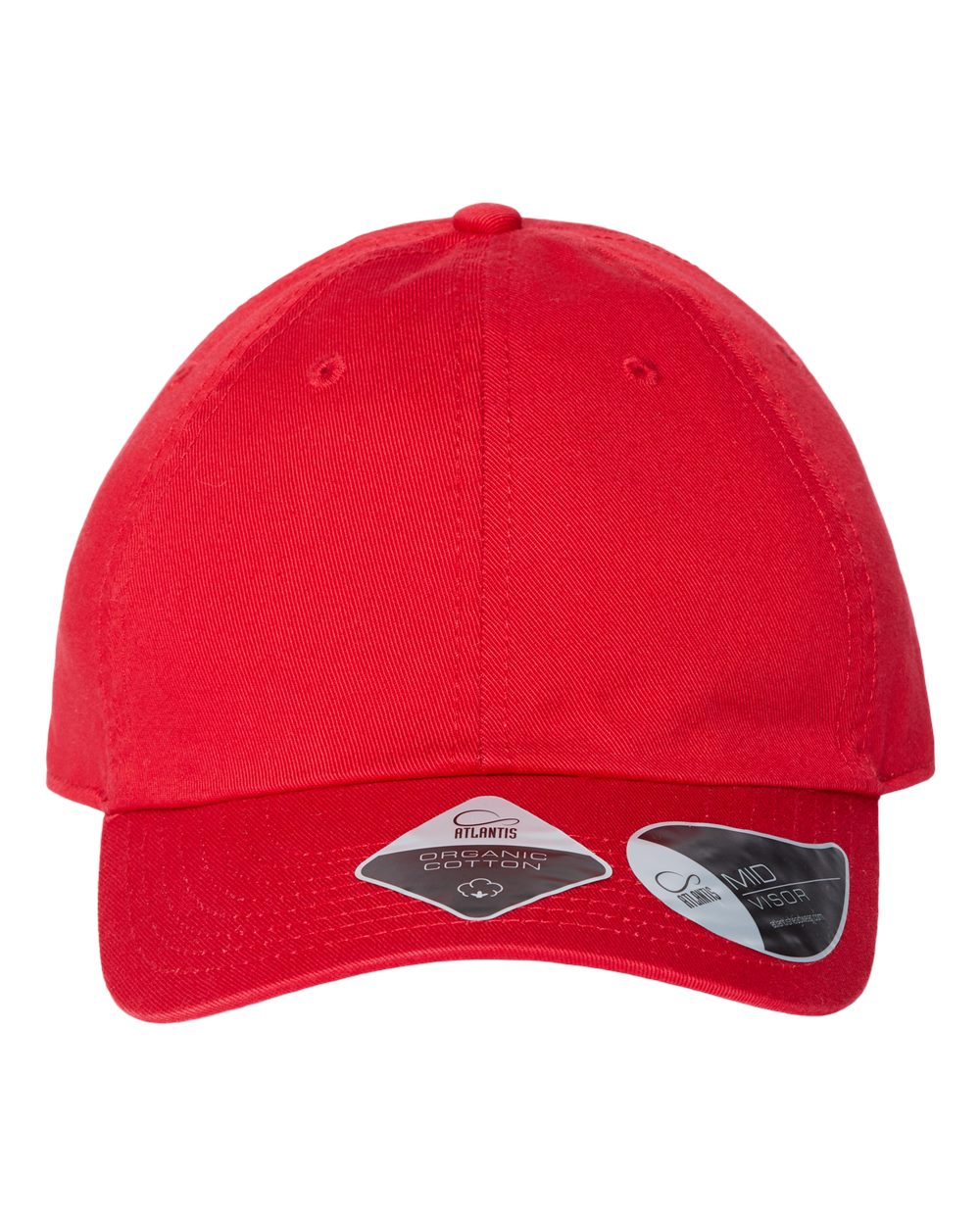 Atlantis Headwear FRASER Sustainable Dad Hat – Red