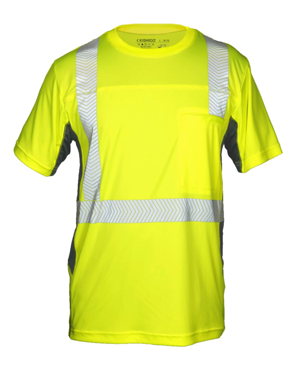 Kishigo 9173 Black Series Cool Touch Class 2 T-Shirt – Lime