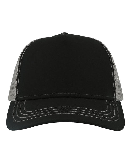 Atlantis Headwear RAPPER Sustainable Canvas Cap – Black/ Grey