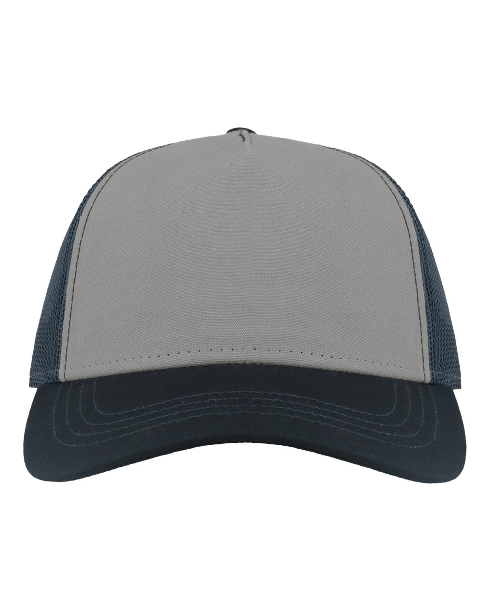 Atlantis Headwear RAPPER Sustainable Canvas Cap – Grey/ Navy