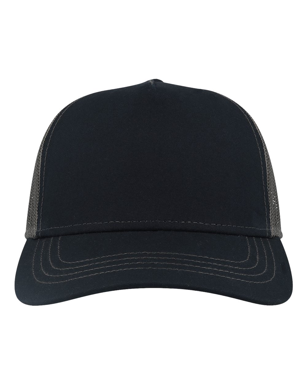 Atlantis Headwear RAPPER Sustainable Canvas Cap – Navy/ Dark Grey