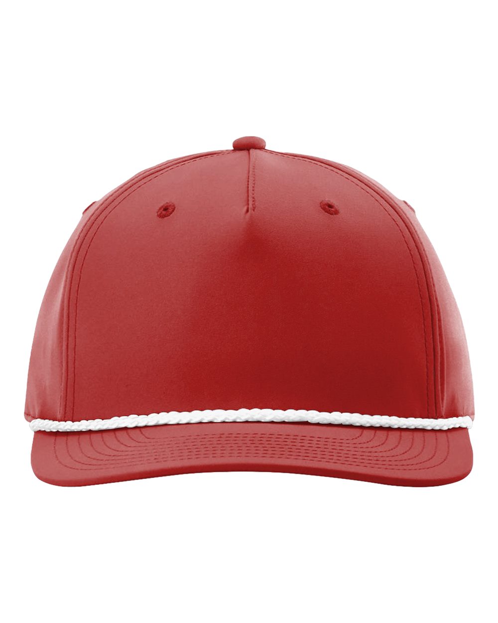 Richardson 258 Five-Panel Rope Hat – Red/White