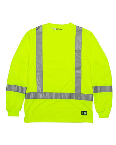 Berne HVK013 Class 3 Hi-Vis Performance Pocket T-Shirt – Custom Embroidered
