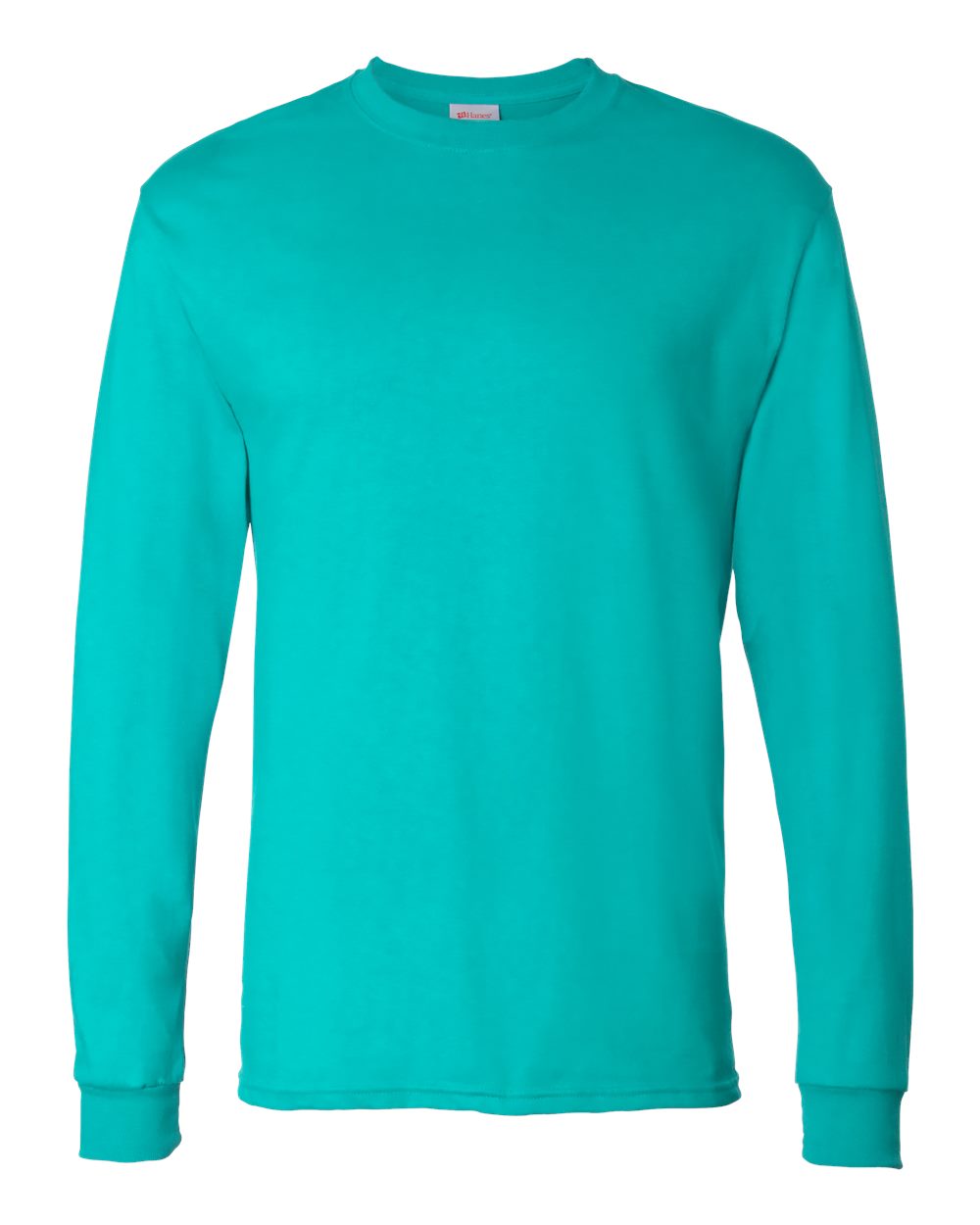 Hanes 5286 Essential-T Long Sleeve T-Shirt – Athletic Teal