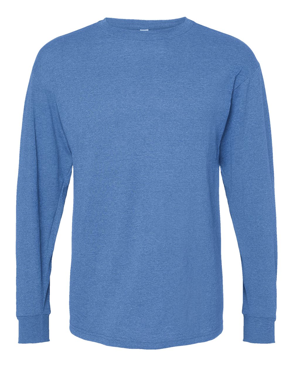 M&O 4820 Gold Soft Touch Long Sleeve T-Shirt – Heather Royal