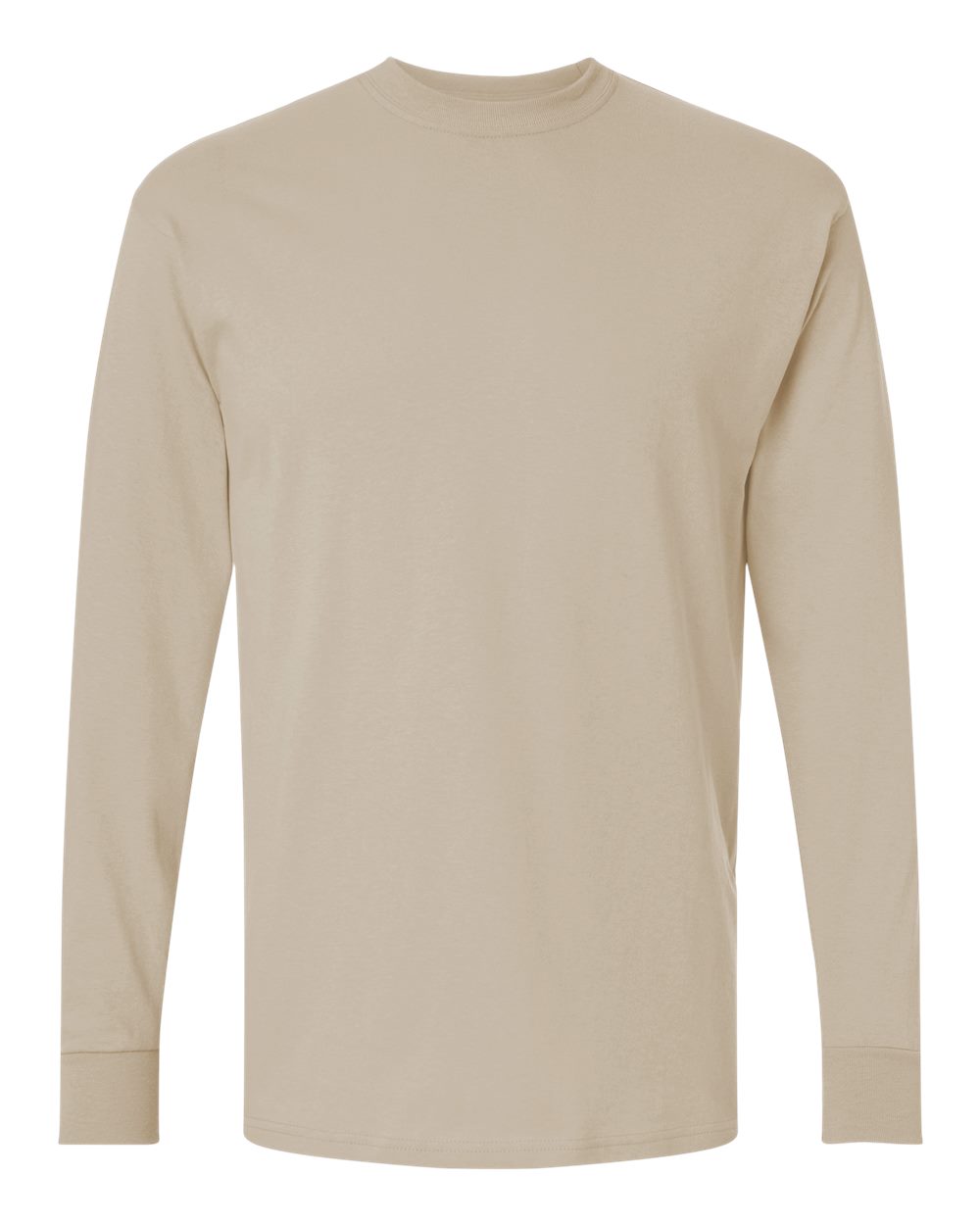 M&O 4820 Gold Soft Touch Long Sleeve T-Shirt – Sand