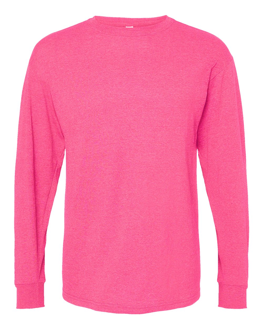 M&O 4820 Gold Soft Touch Long Sleeve T-Shirt – Neon Pink
