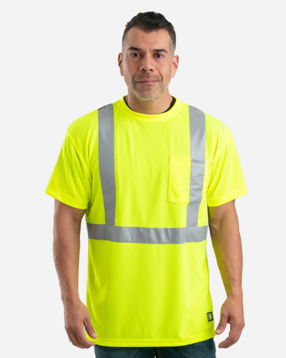 Berne HVK012 Hi-Vis Class 2 Performance Pocket T-Shirt