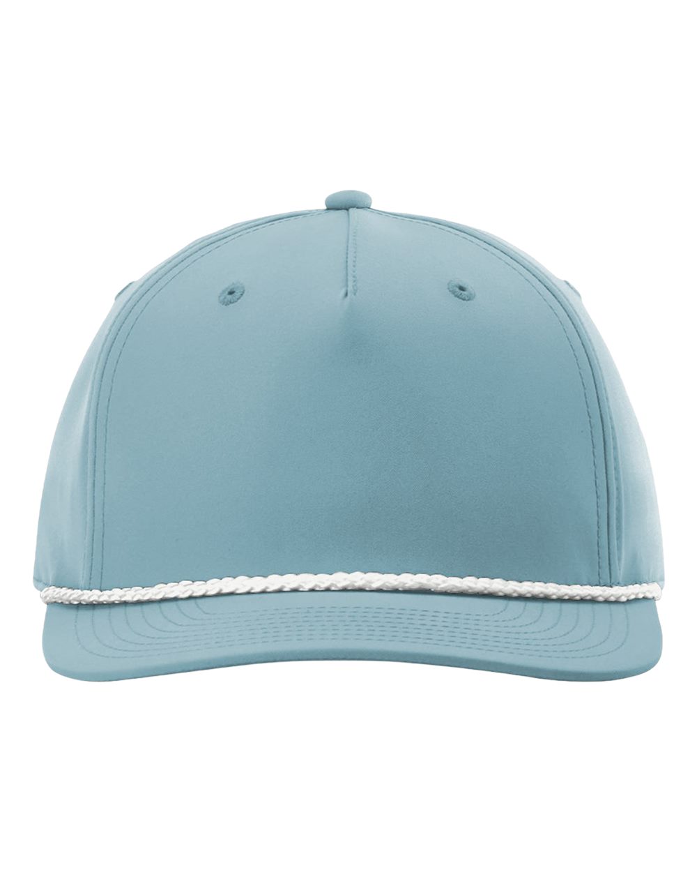 Richardson 258 Five-Panel Rope Hat – Smoke Blue/White