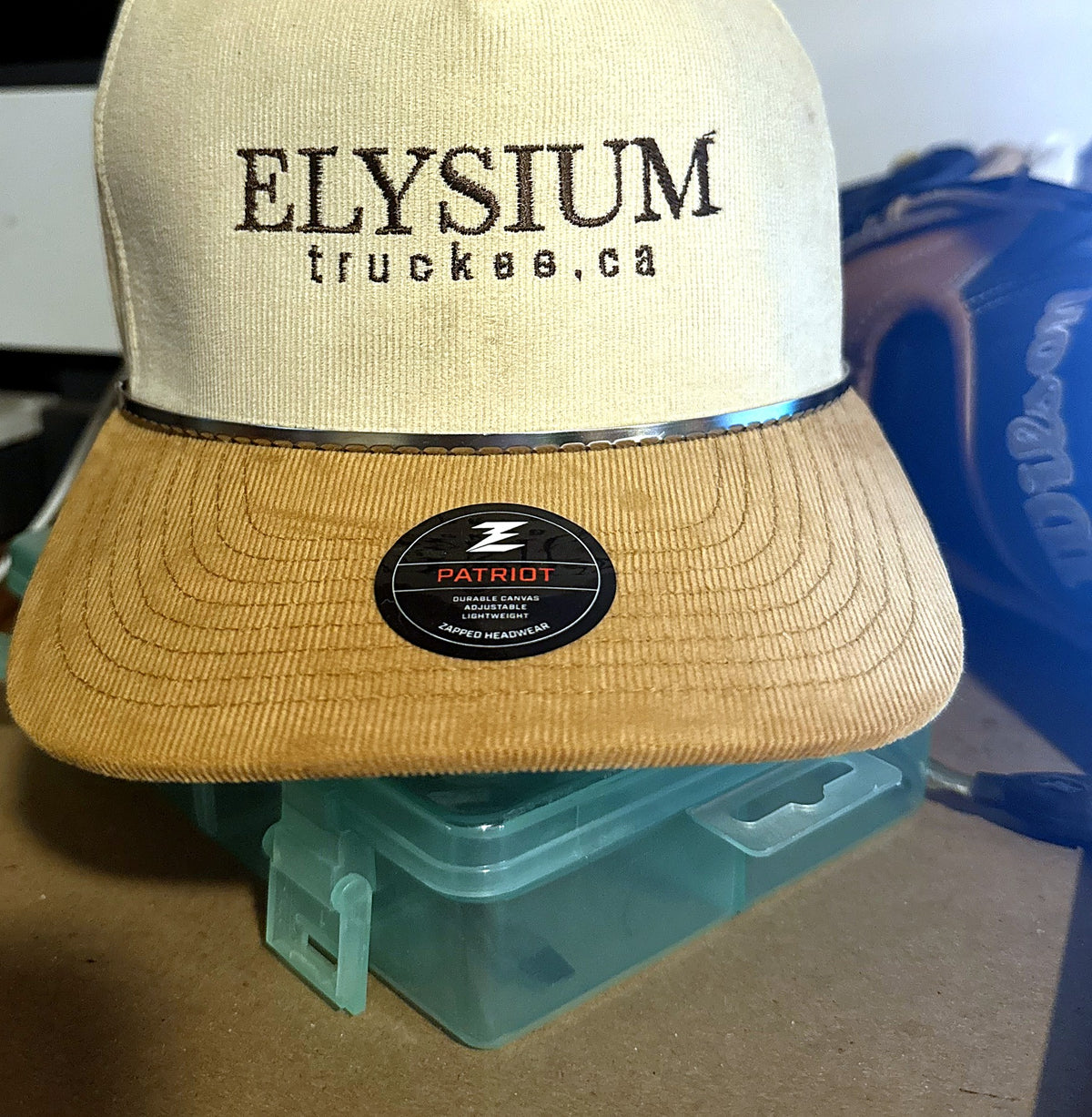Elysium Truckee.ca custom embroidered hat