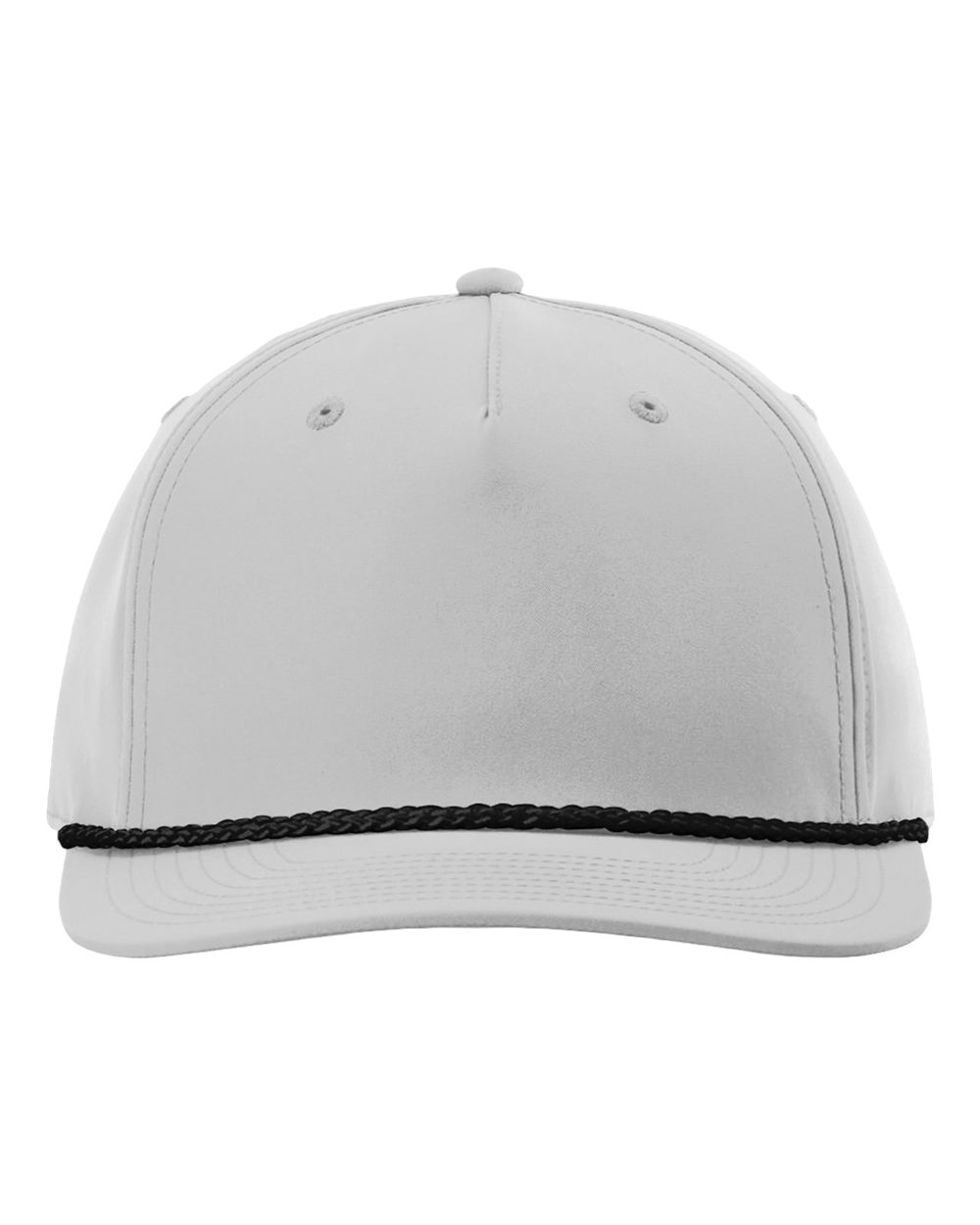 Richardson 258 Five-Panel Rope Hat – Light Grey/Black