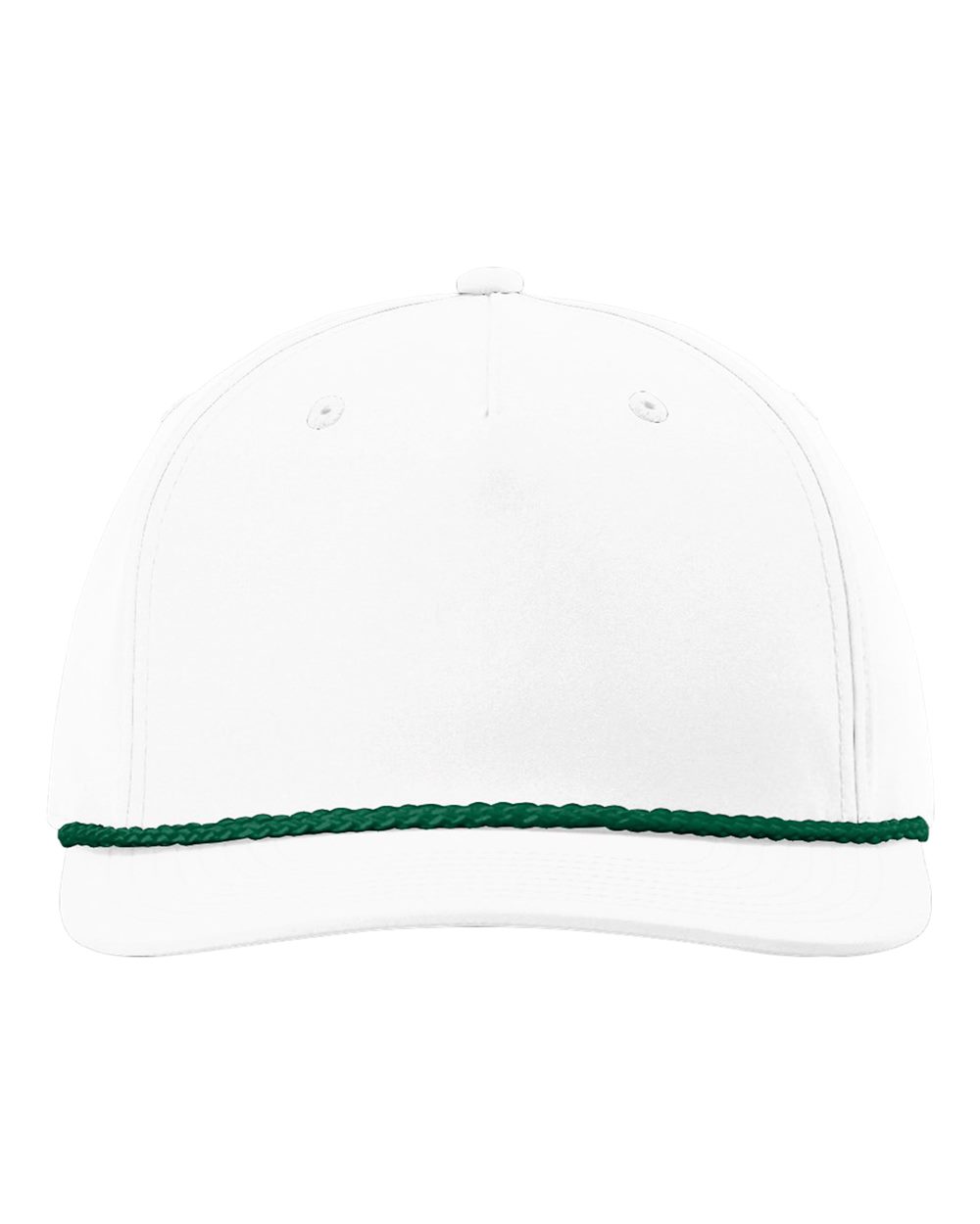 Richardson 258 Five-Panel Rope Hat – White/Kelly