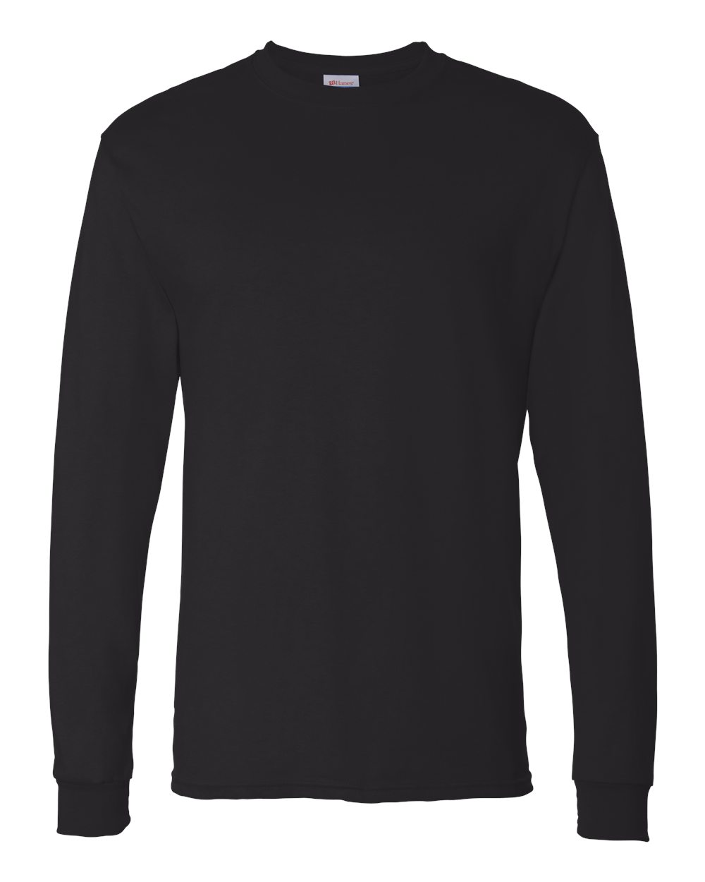 Hanes 5286 Essential-T Long Sleeve T-Shirt – Black