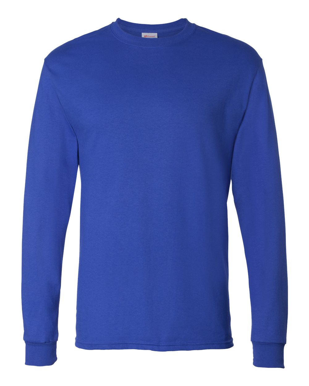 Hanes 5286 Essential-T Long Sleeve T-Shirt – Deep Royal