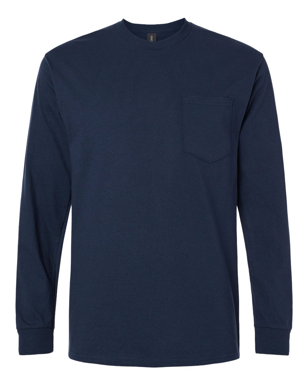 Gildan 2410 Ultra Cotton Long Sleeve Pocket T-Shirt – Navy