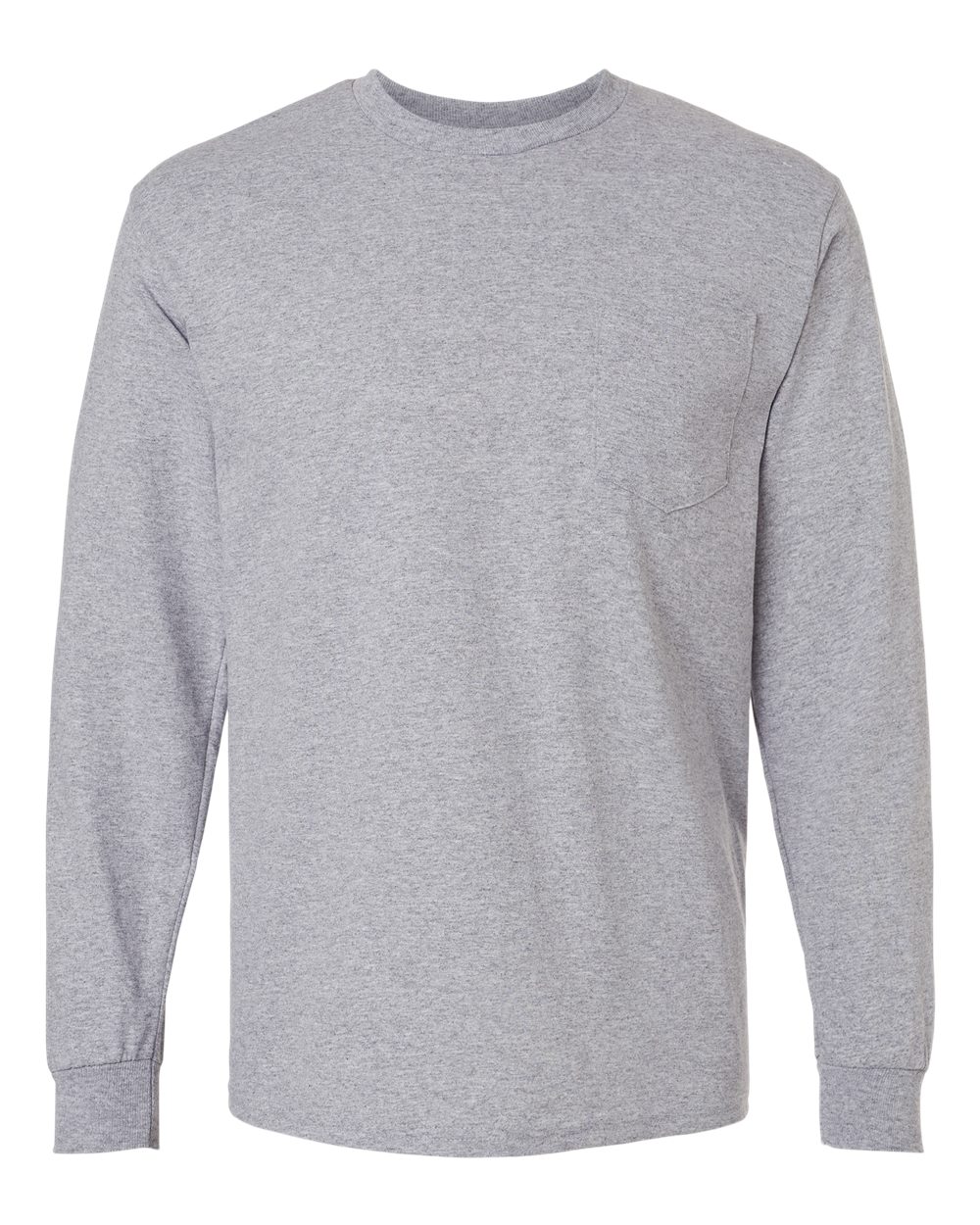 Gildan 2410 Ultra Cotton Long Sleeve Pocket T-Shirt – Sport Grey