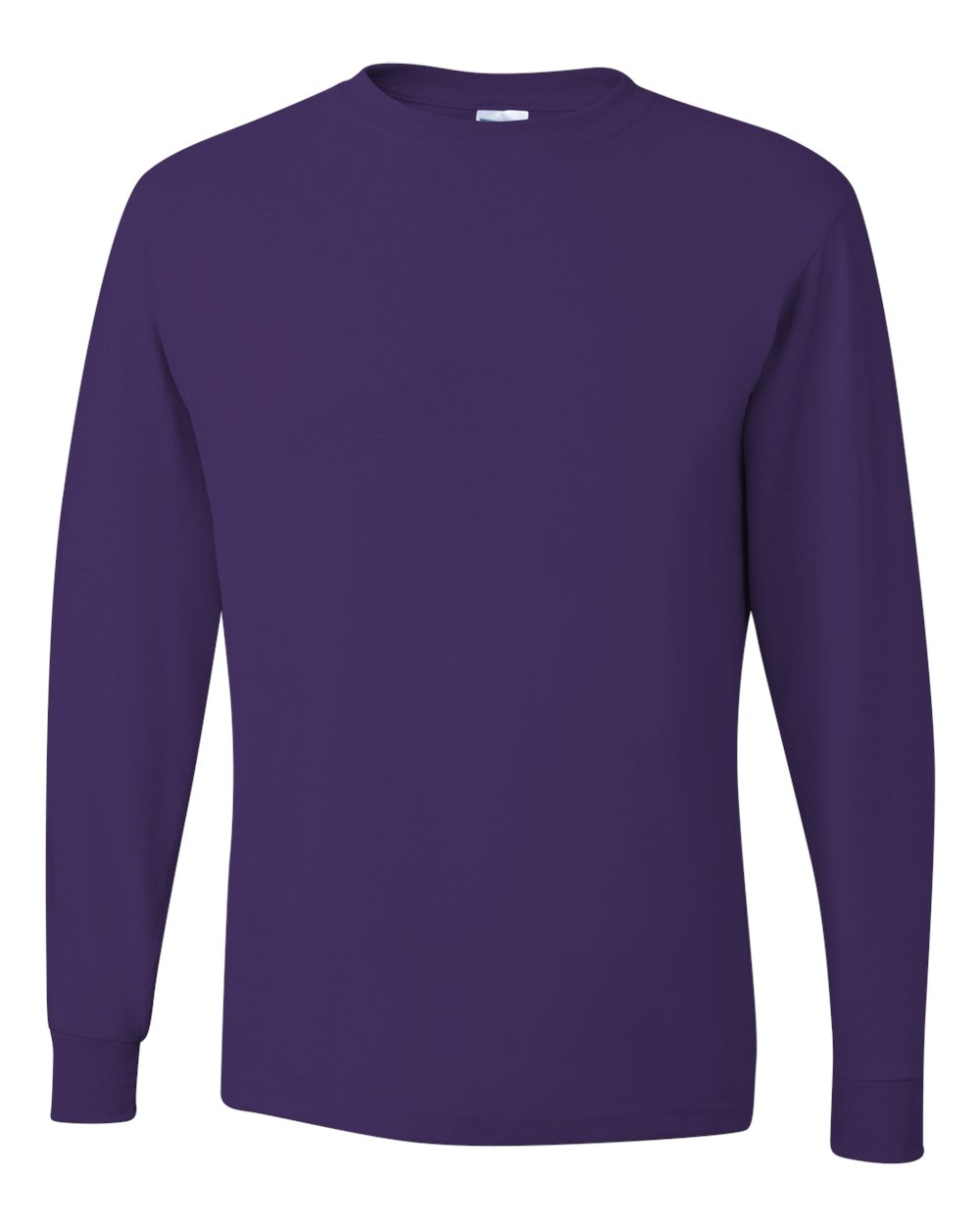 JERZEES 29LSR Dri-Power Long Sleeve 50/50 T-Shirt – Deep Purple