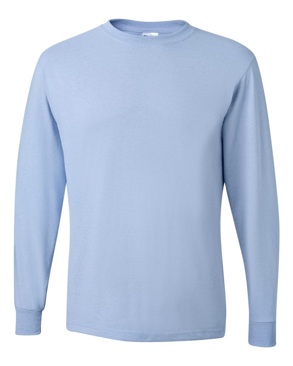 JERZEES 29LSR Dri-Power Long Sleeve 50/50 T-Shirt – Light Blue