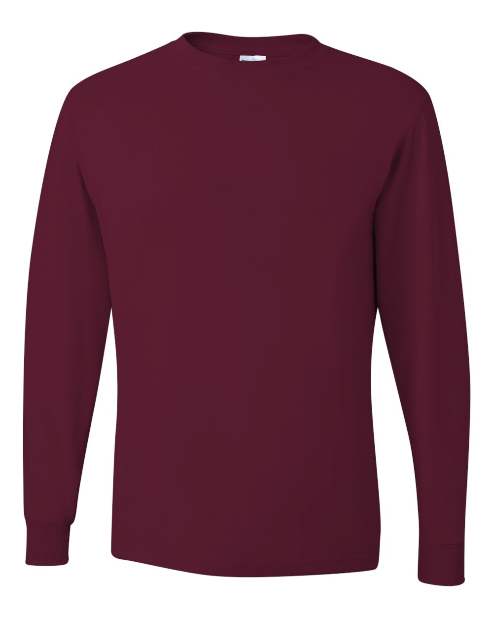 JERZEES 29LSR Dri-Power Long Sleeve 50/50 T-Shirt – Maroon