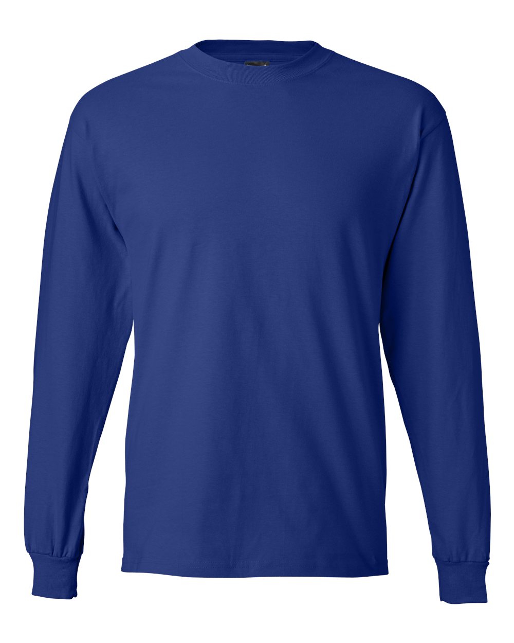 Hanes 5186 Beefy-T Long Sleeve T-Shirt – Deep Royal