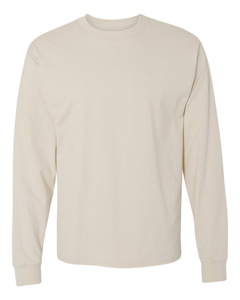 Hanes 5186 Beefy-T Long Sleeve T-Shirt – Sand