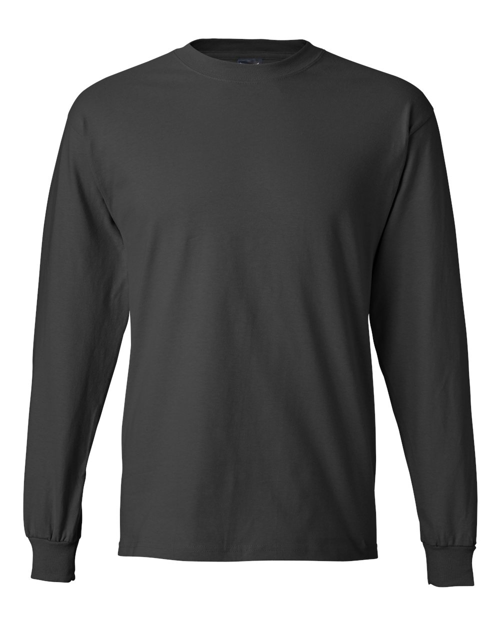 Hanes 5186 Beefy-T Long Sleeve T-Shirt – Smoke Grey