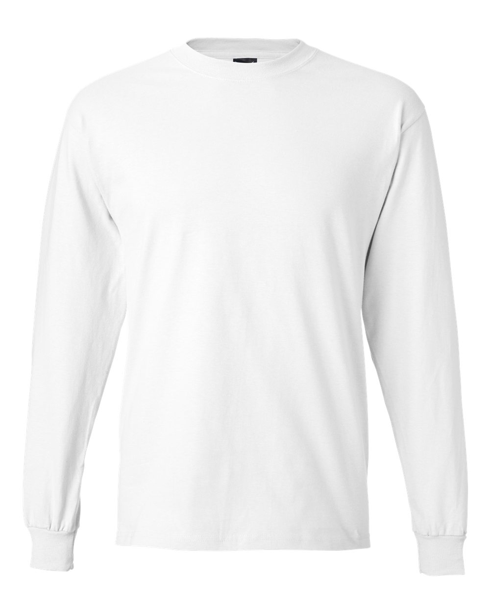 Hanes 5186 Beefy-T Long Sleeve T-Shirt – White