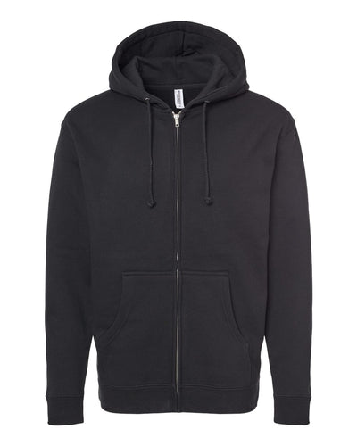 Independent Trading IND4000Z Heavyweight Full-Zip Hoodie – Custom Embroidered