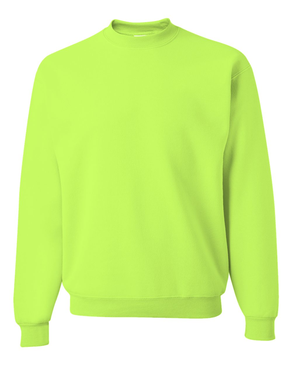 JERZEES 562MR NuBlend Crewneck Sweatshirt – Safety Green