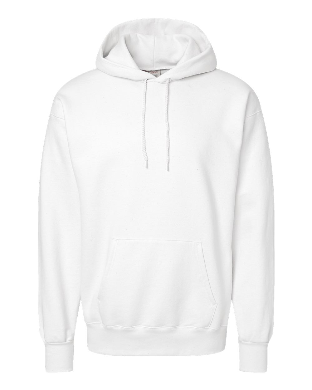 Hanes F170 Ultimate Cotton Hooded Sweatshirt – White