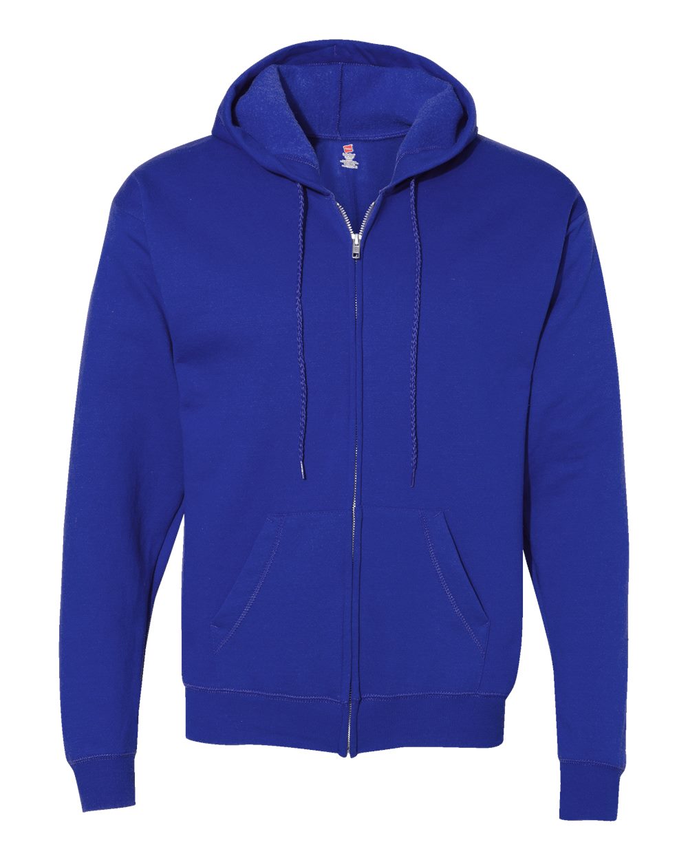 Hanes P180 EcoSmart Full-Zip Hooded Sweatshirt – Deep Royal