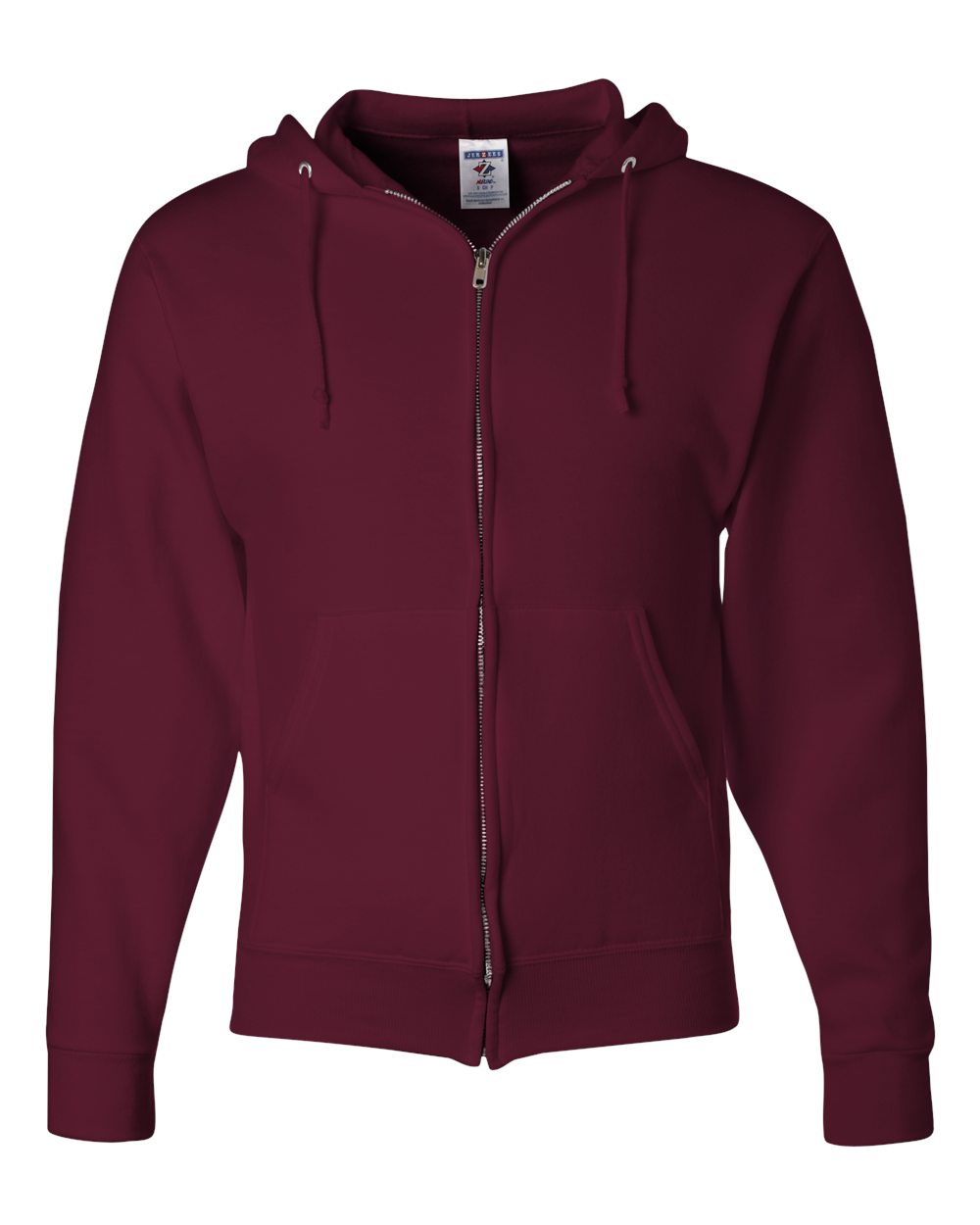 JERZEES 993MR NuBlend Full-Zip Hooded Sweatshirt – Maroon