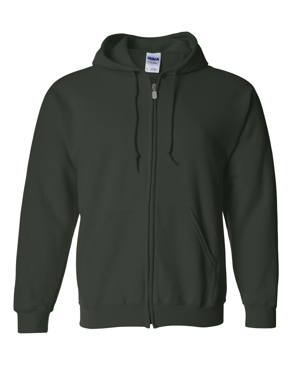 Gildan 18600 Heavy Blend Full-Zip Hooded Sweatshirt – Custom Embroidered