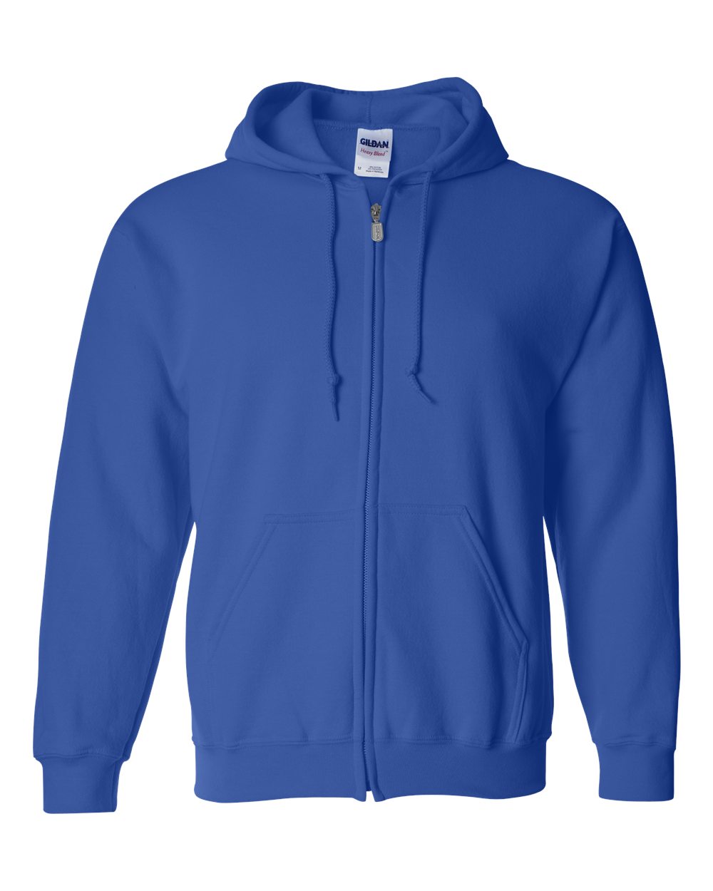 Gildan 18600 Heavy Blend Full-Zip Hooded Sweatshirt – Custom Embroidered