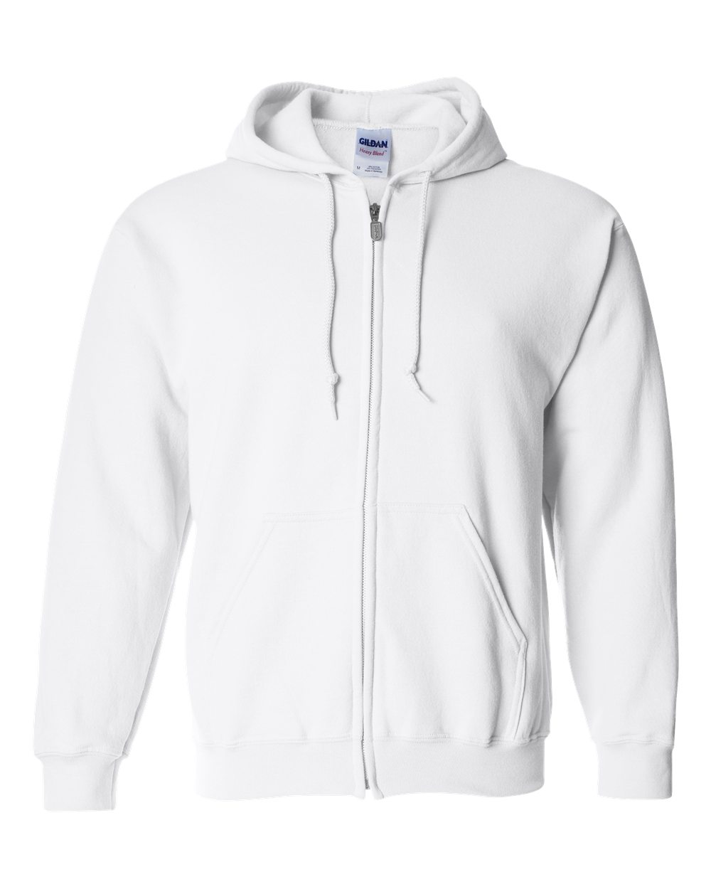 Gildan 18600 Heavy Blend Full-Zip Hooded Sweatshirt – Custom Embroidered