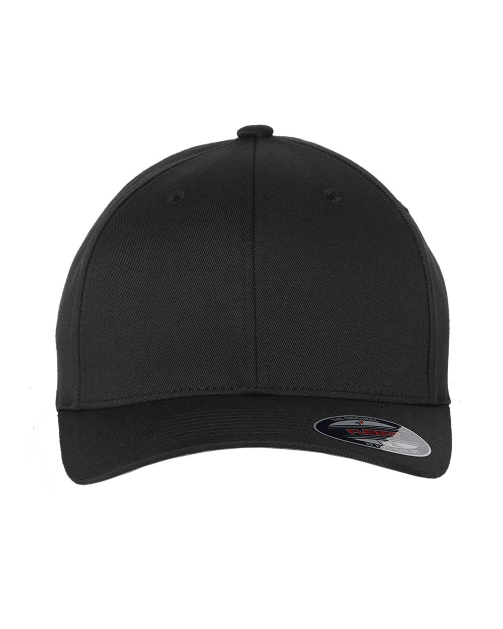 Flexfit 6277 Wooly Combed Fitted Cap – Black