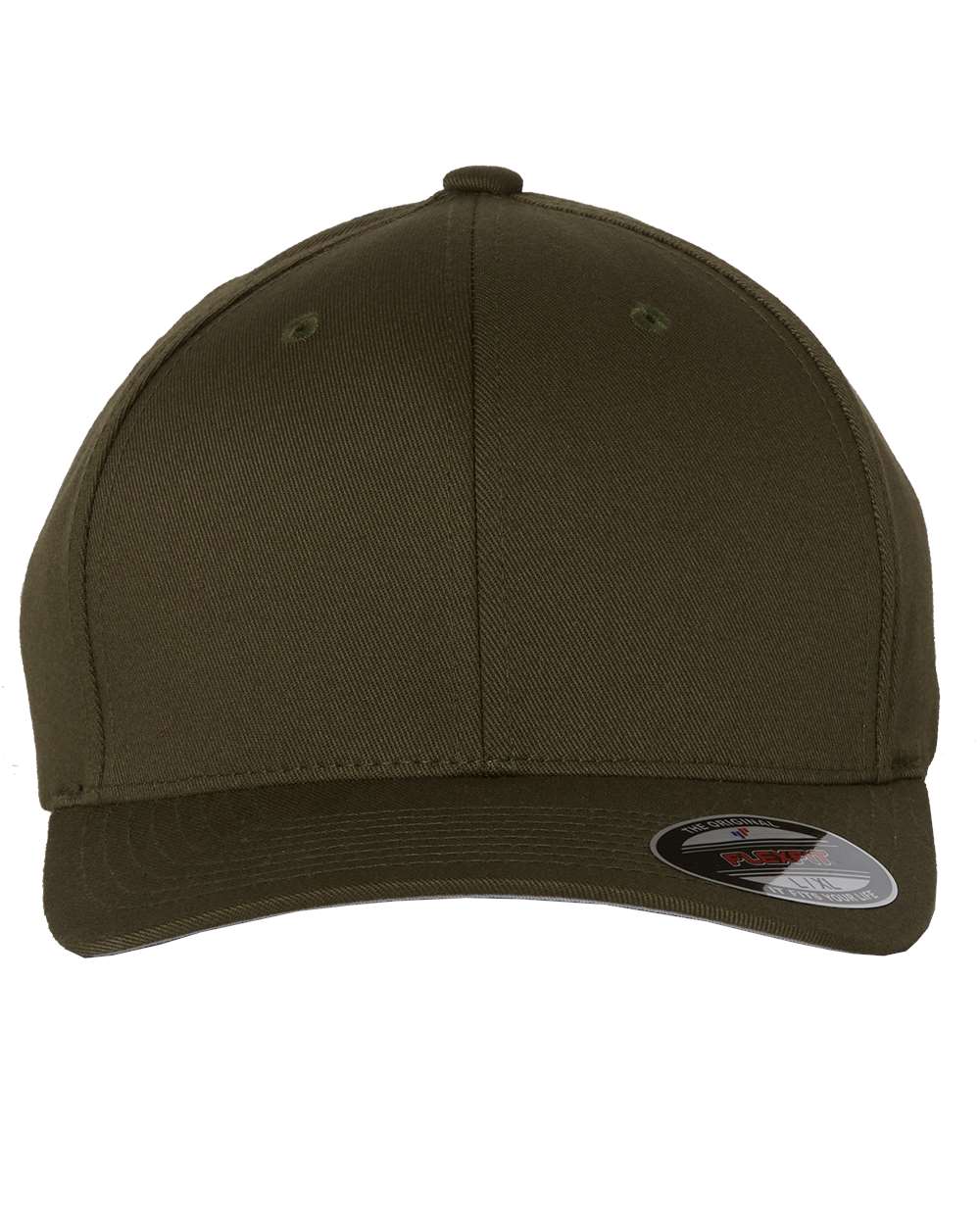 Flexfit 6277 Wooly Combed Fitted Cap – Olive