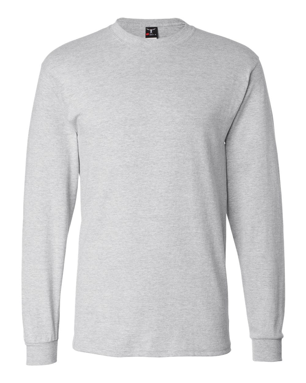 Hanes 5186 Beefy-T Long Sleeve T-Shirt – Ash