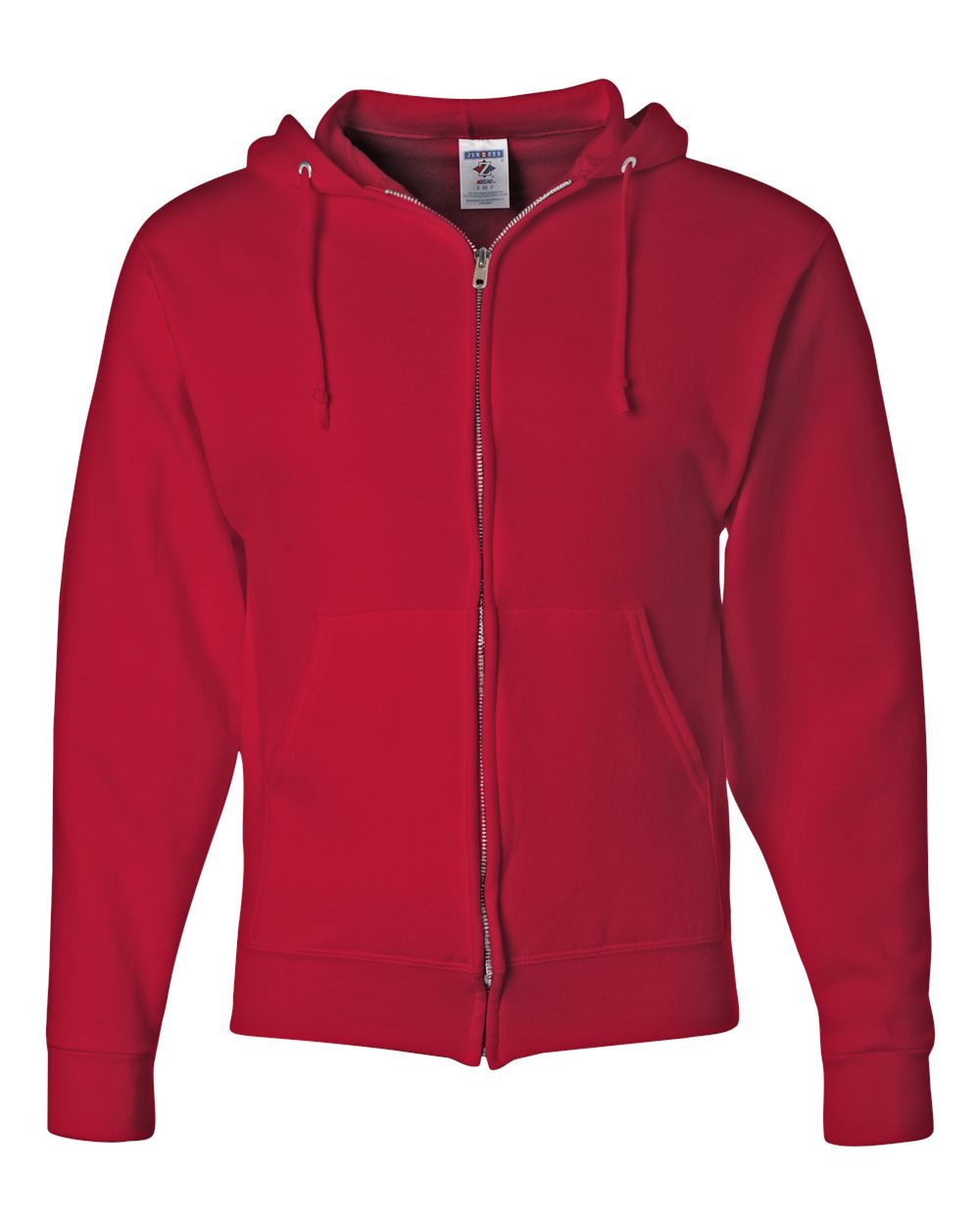 JERZEES 993MR NuBlend Full-Zip Hooded Sweatshirt – True Red
