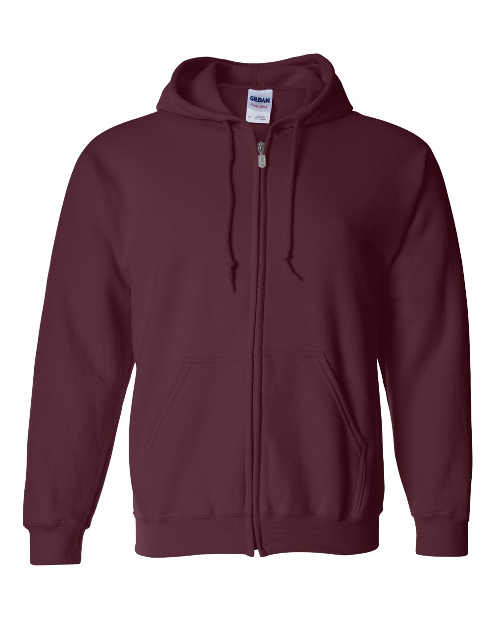 Gildan 18600 Heavy Blend Full-Zip Hooded Sweatshirt – Custom Embroidered