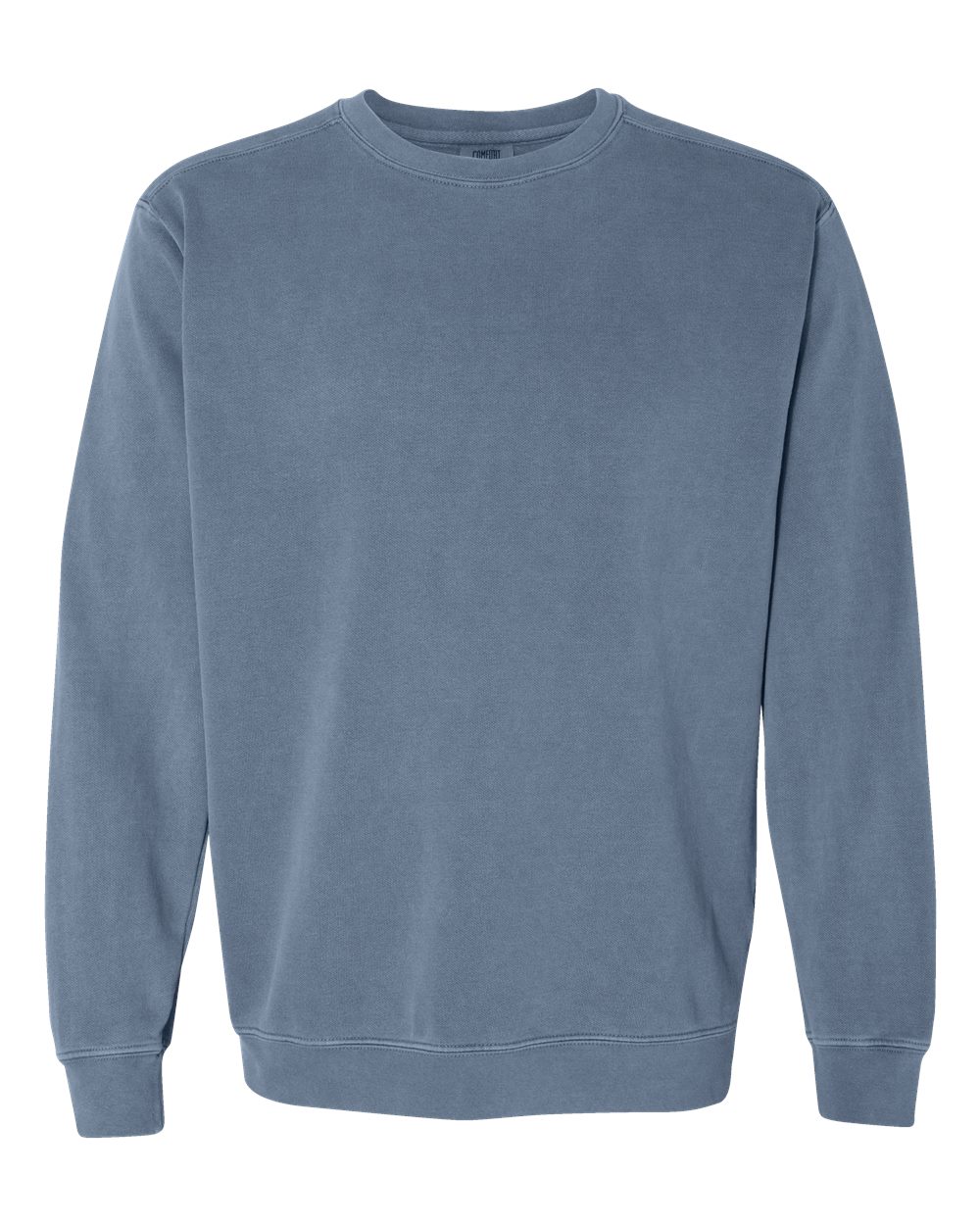 Comfort Colors 1566 Garment-Dyed Crewneck Sweatshirt – Blue Jean