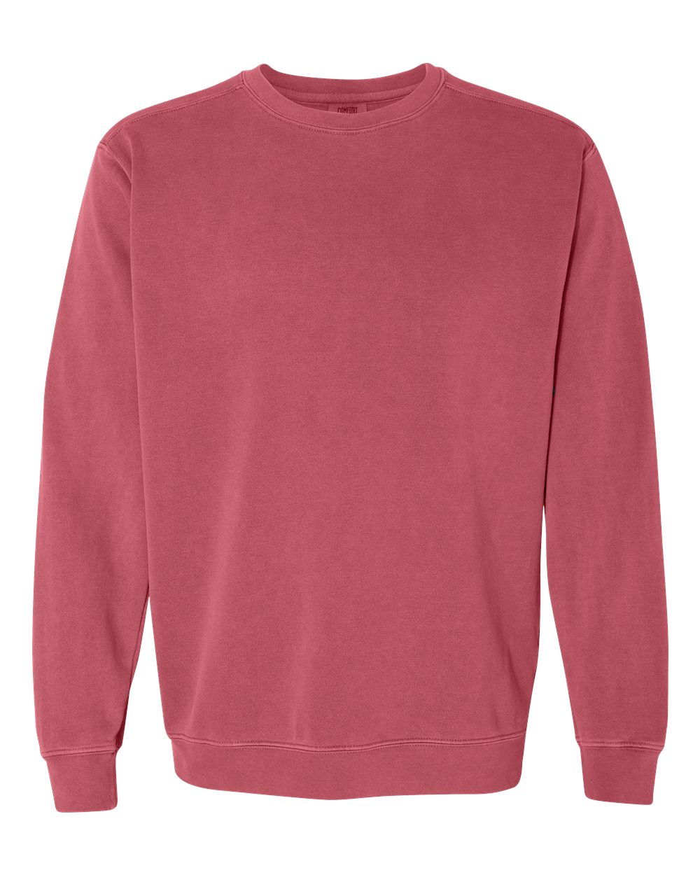Comfort Colors 1566 Garment-Dyed Crewneck Sweatshirt – Crimson