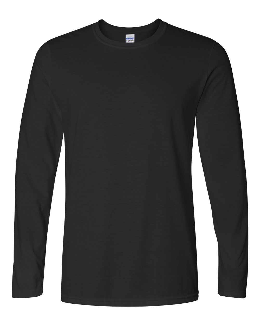 Gildan 64400 Softstyle Long Sleeve T-Shirt – Black