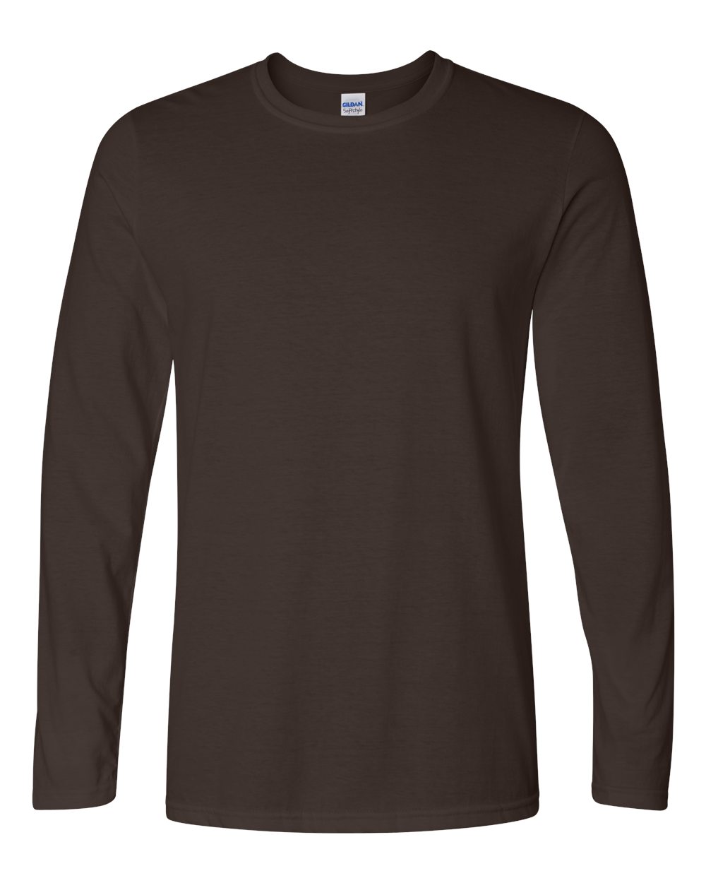 Gildan 64400 Softstyle Long Sleeve T-Shirt – Dark Chocolate