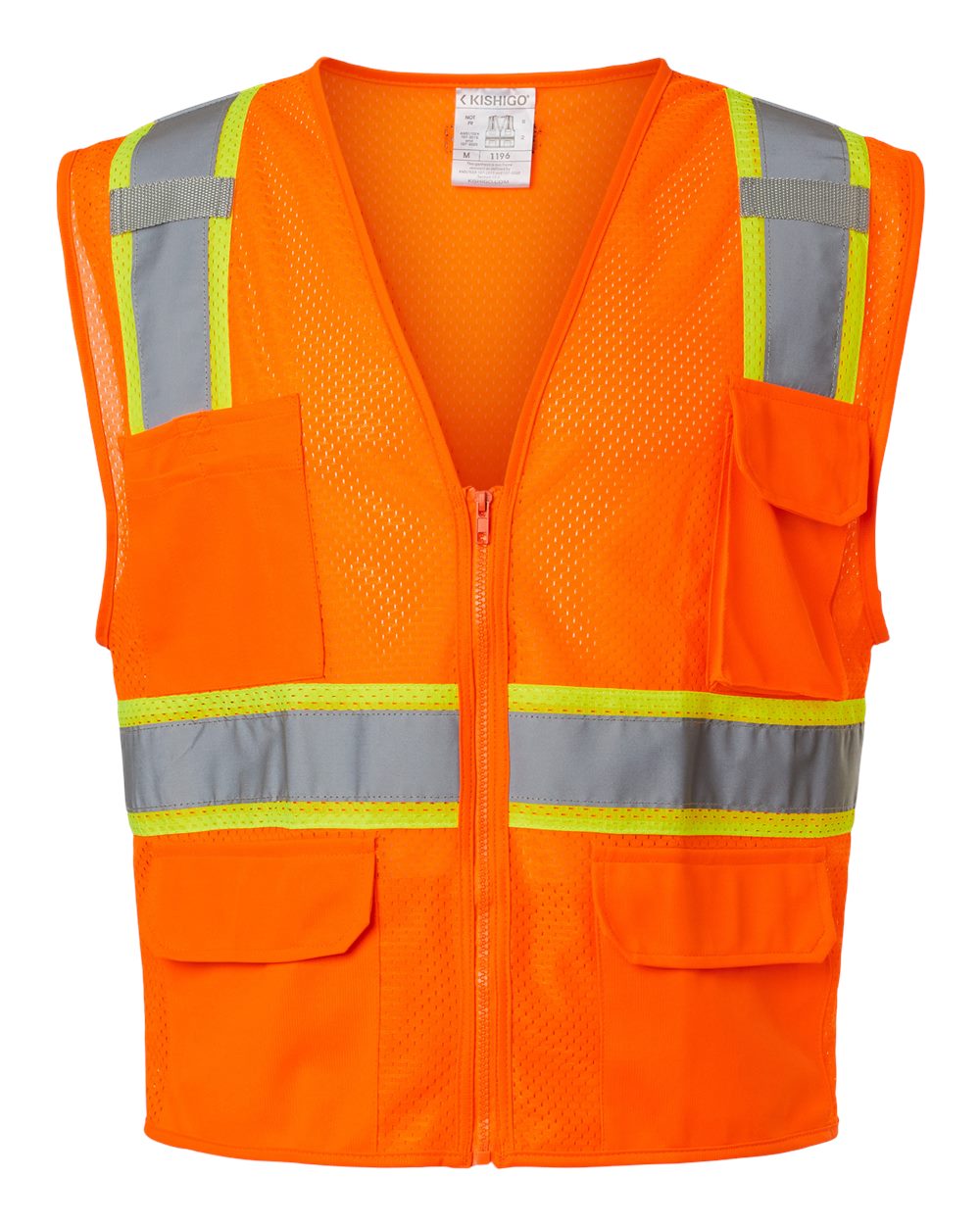 Kishigo 1195-1196 Ultra-Cool™ Multi-Pocket Vest – Orange